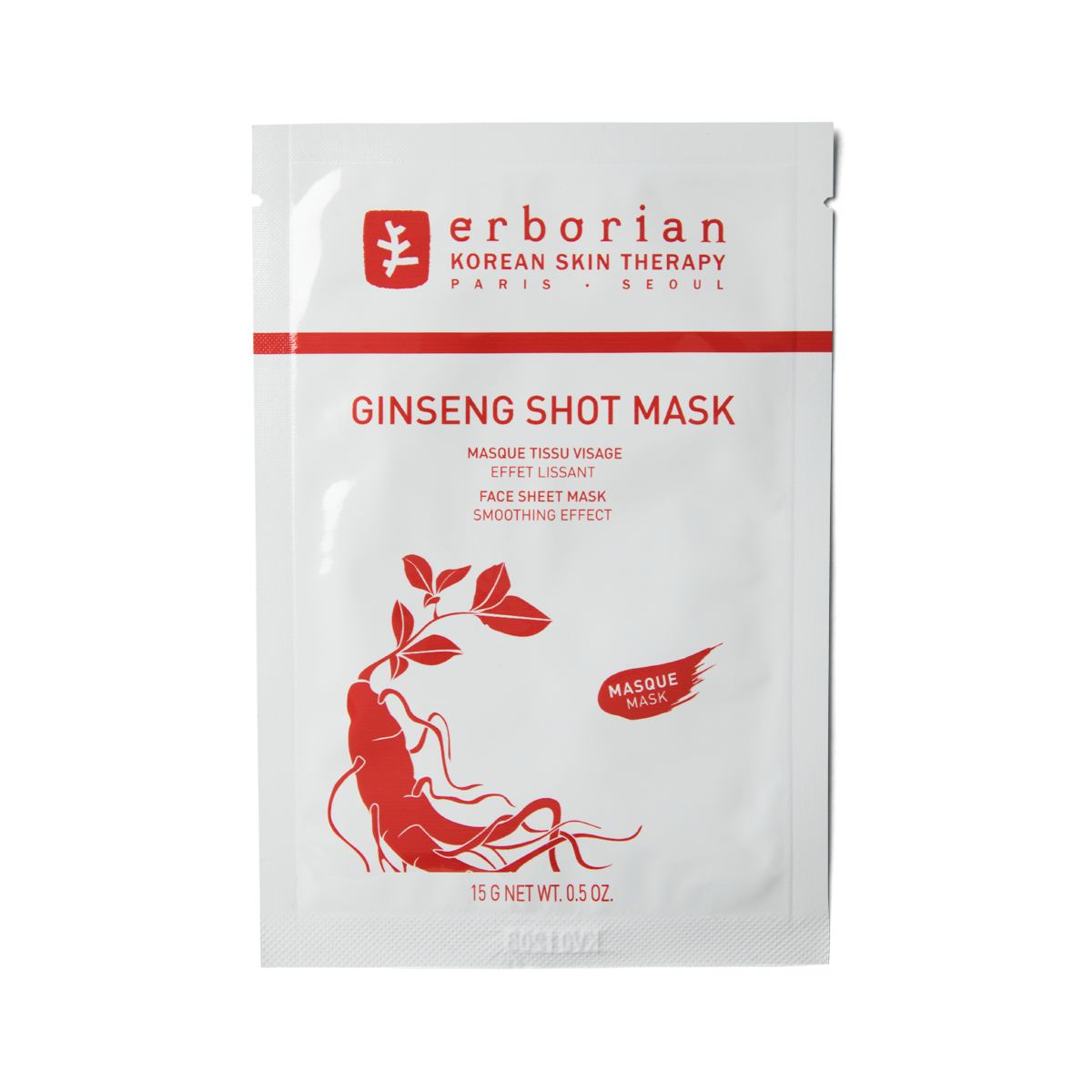 Ginseng Shot Mask effet lissant