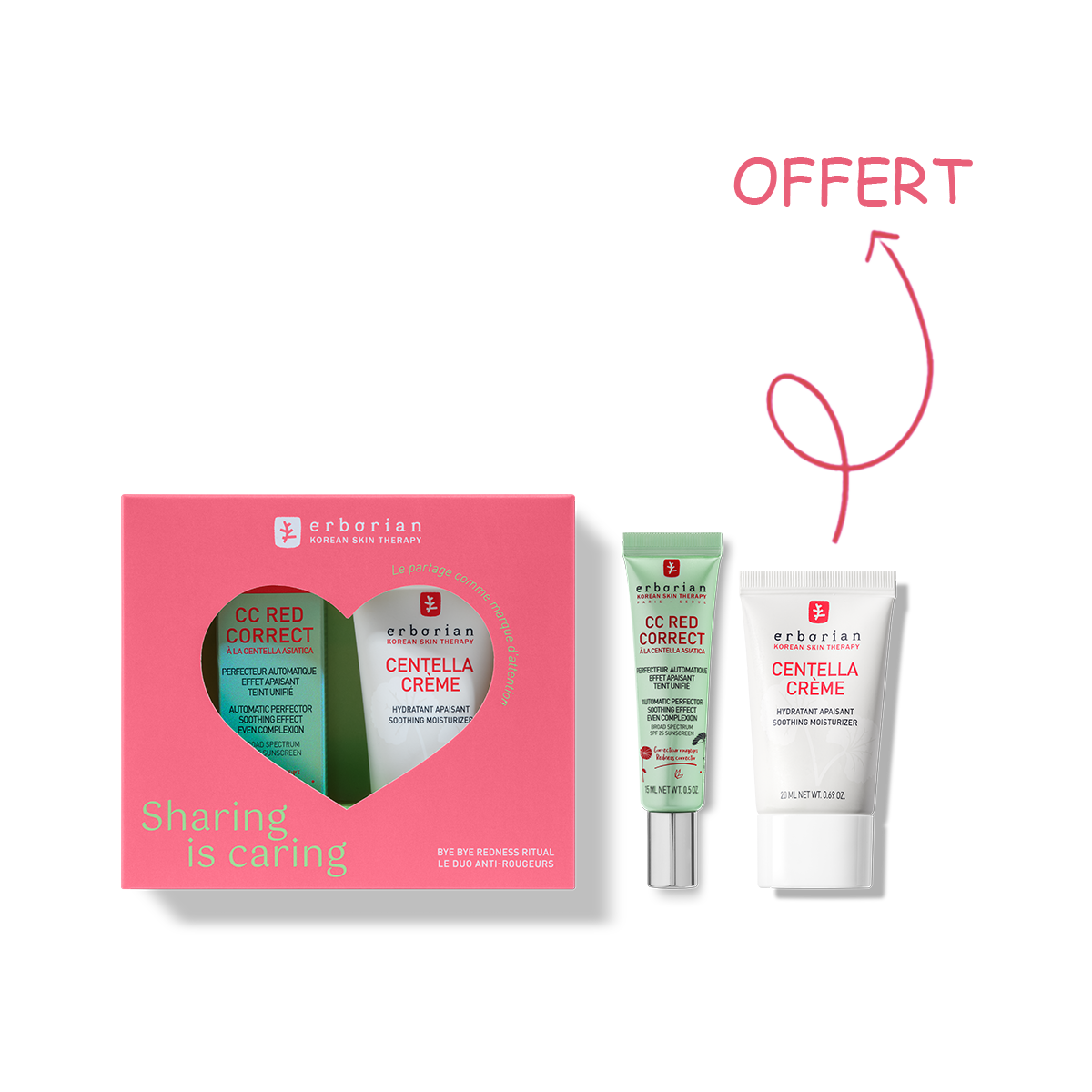 Kit CC Red & Centella Crème | Erborian FR